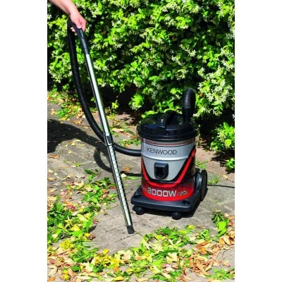 Kenwood Drum Vacuum Cleaner, 2000w, 20 Litre - Black